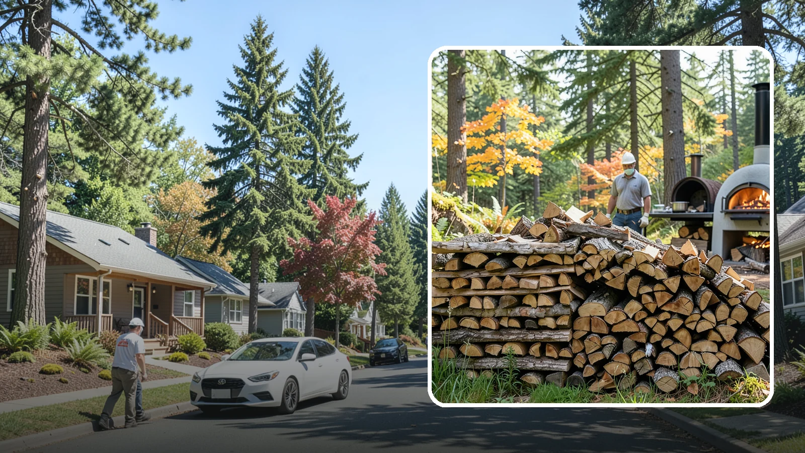 Pizza Oven Wood in Orting, Pierce County, WA - Compact, ultra-dry wood cut to fit wood-fired pizza ovens and reach high baking temperatures fast.