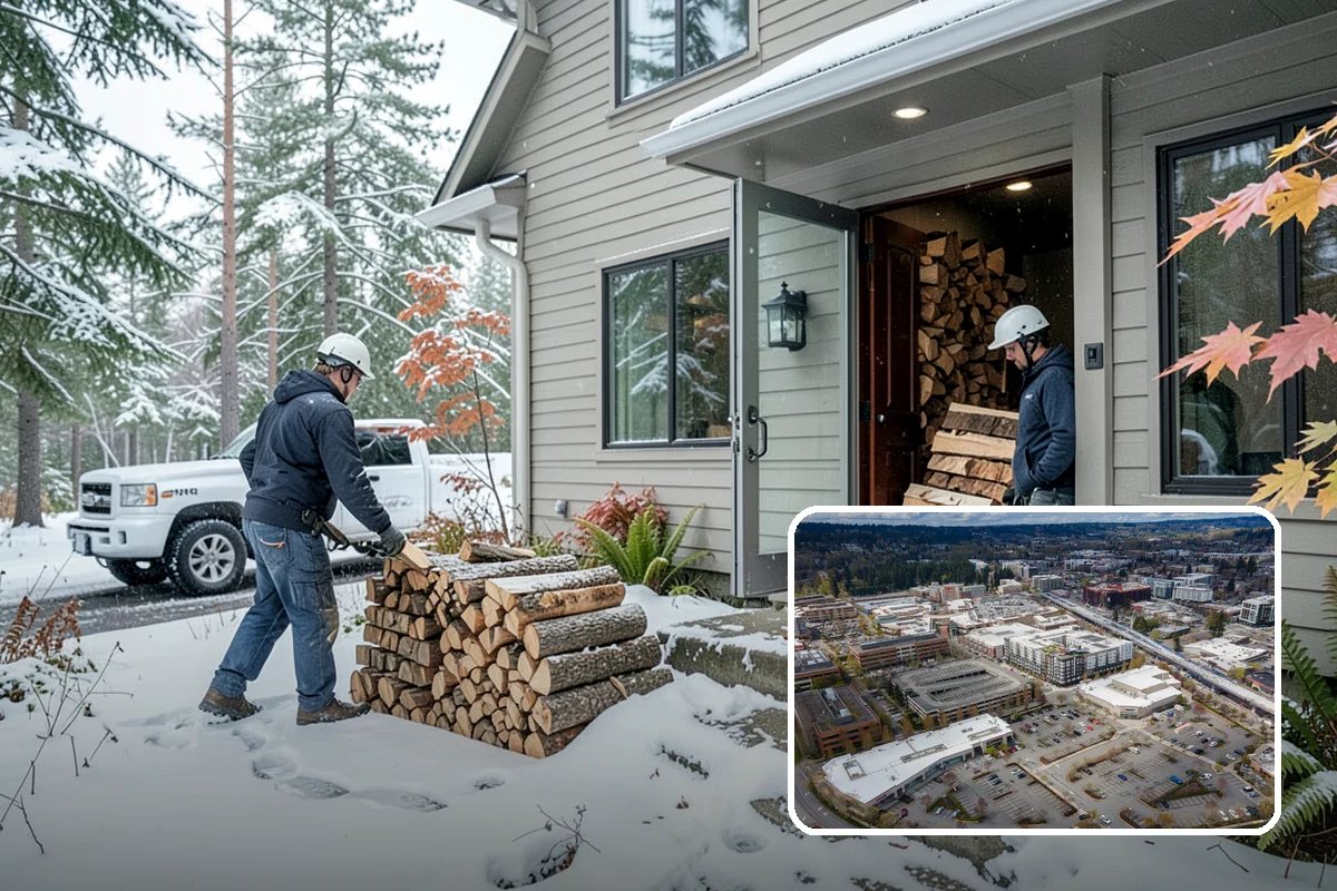 Pizza Oven Wood in Redmond, King County, WA - Small splits sized for pizza-oven fireboxes