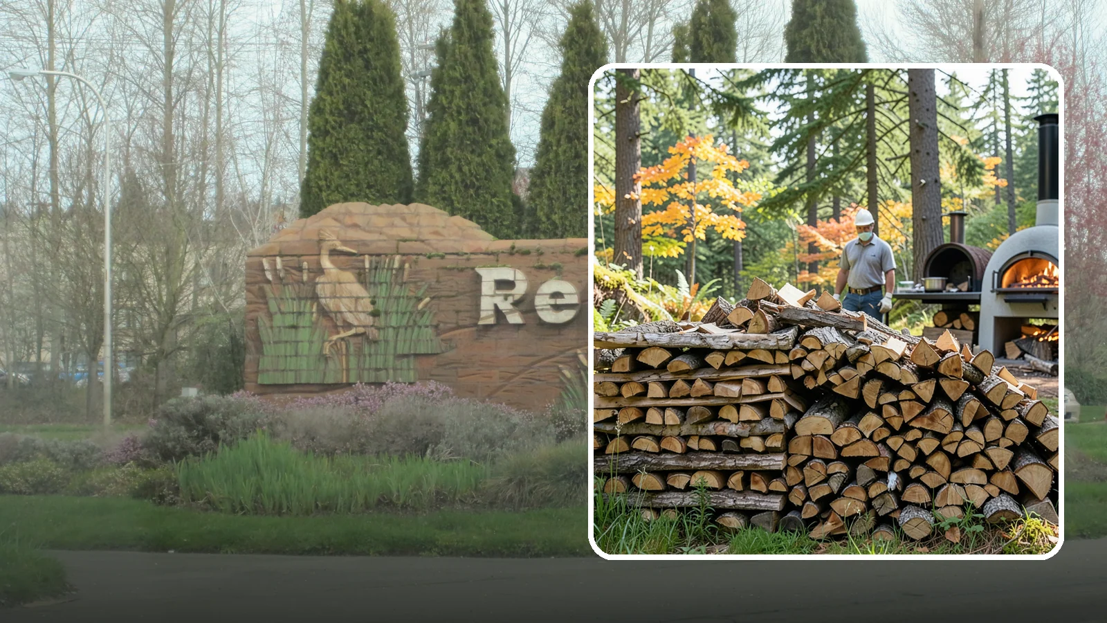 Pizza Oven Wood in Renton, King County, WA - Compact, ultra-dry wood cut to fit wood-fired pizza ovens and reach high baking temperatures fast.