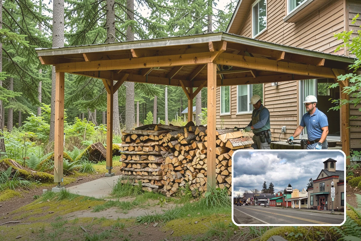 Pizza Oven Wood in Roy, Pierce County, WA - Small splits sized for pizza-oven fireboxes