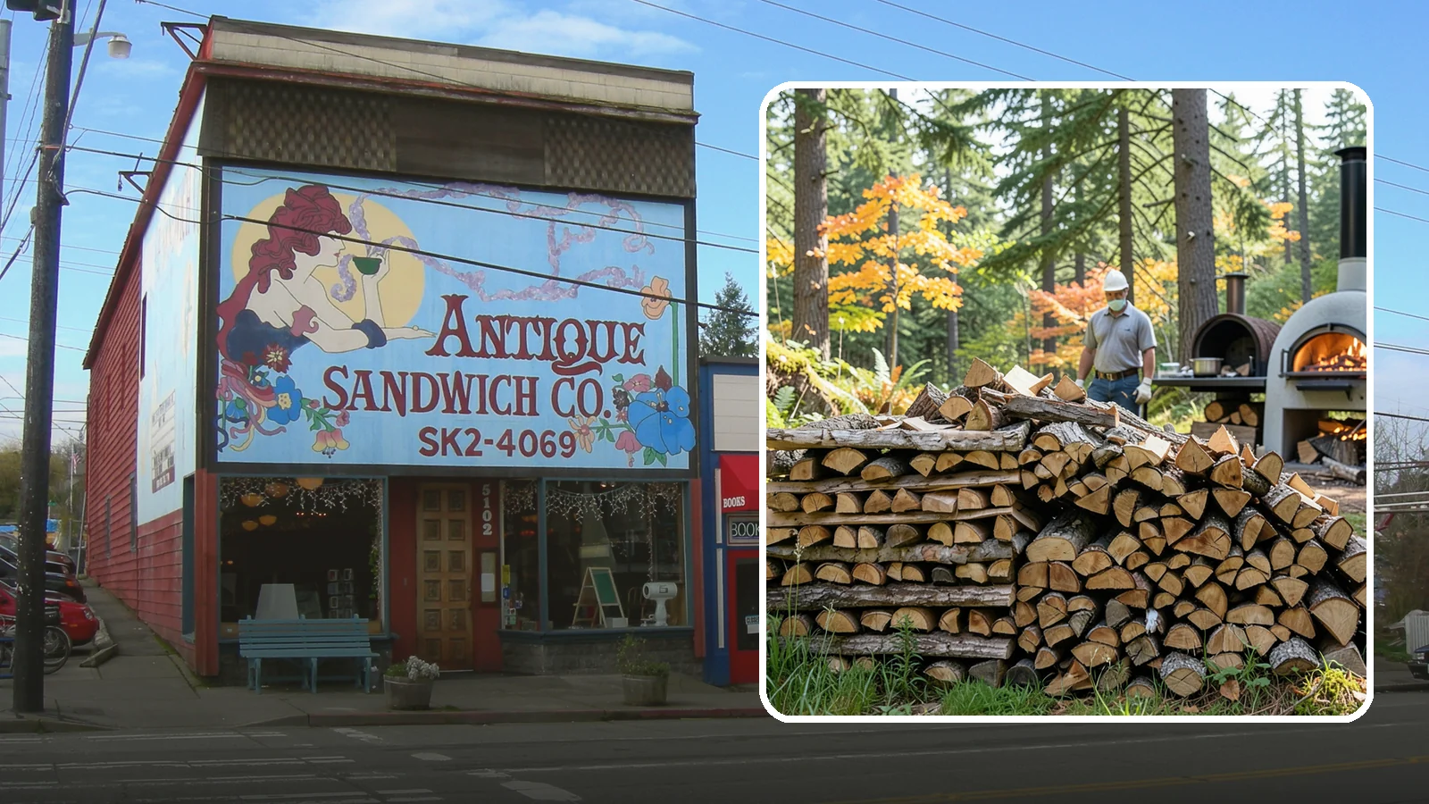 Pizza Oven Wood in Ruston, Pierce County, WA - Compact, ultra-dry wood cut to fit wood-fired pizza ovens and reach high baking temperatures fast.