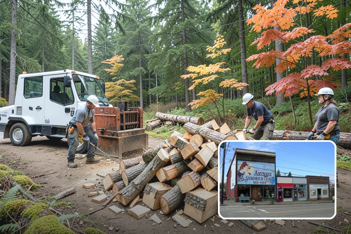 Pizza Oven Wood in Ruston, Pierce County, WA - Small splits sized for pizza-oven fireboxes
