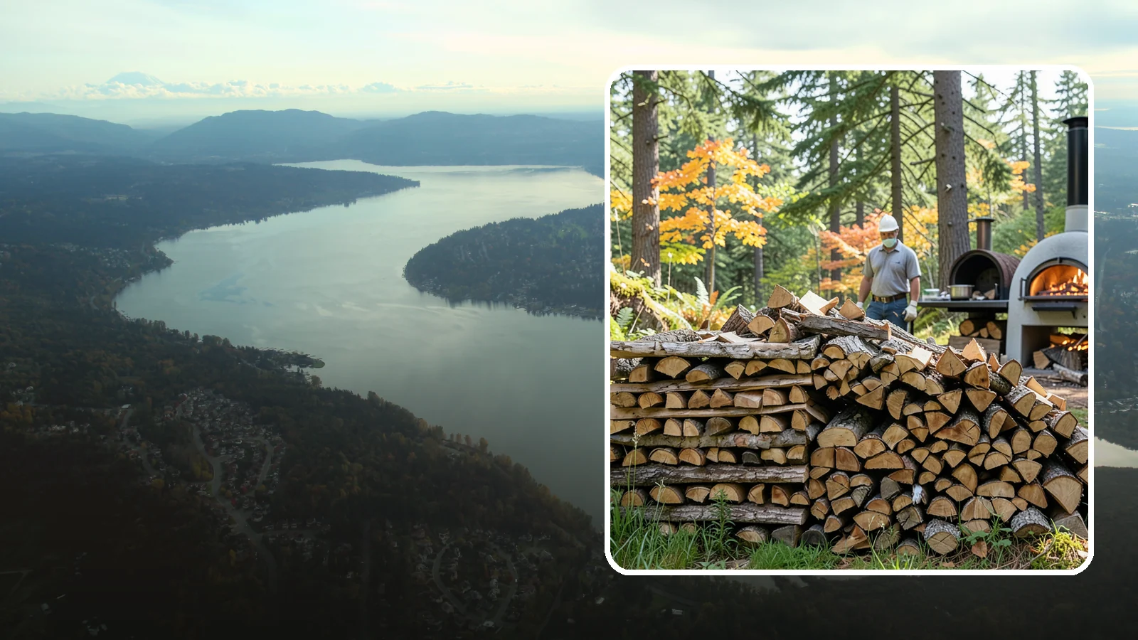 Pizza Oven Wood in Sammamish, King County, WA - Compact, ultra-dry wood cut to fit wood-fired pizza ovens and reach high baking temperatures fast.