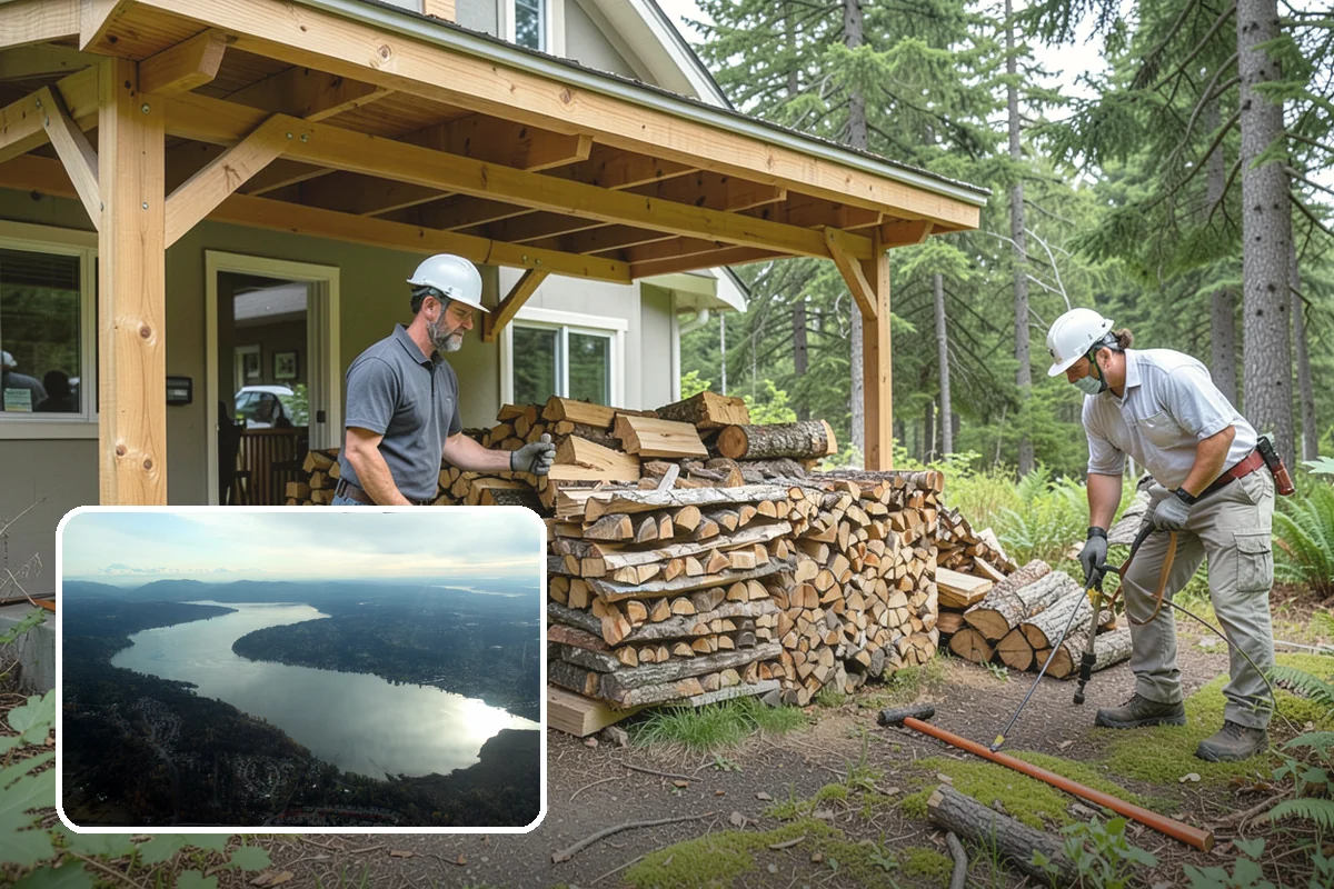 Pizza Oven Wood in Sammamish, King County, WA - Small splits sized for pizza-oven fireboxes