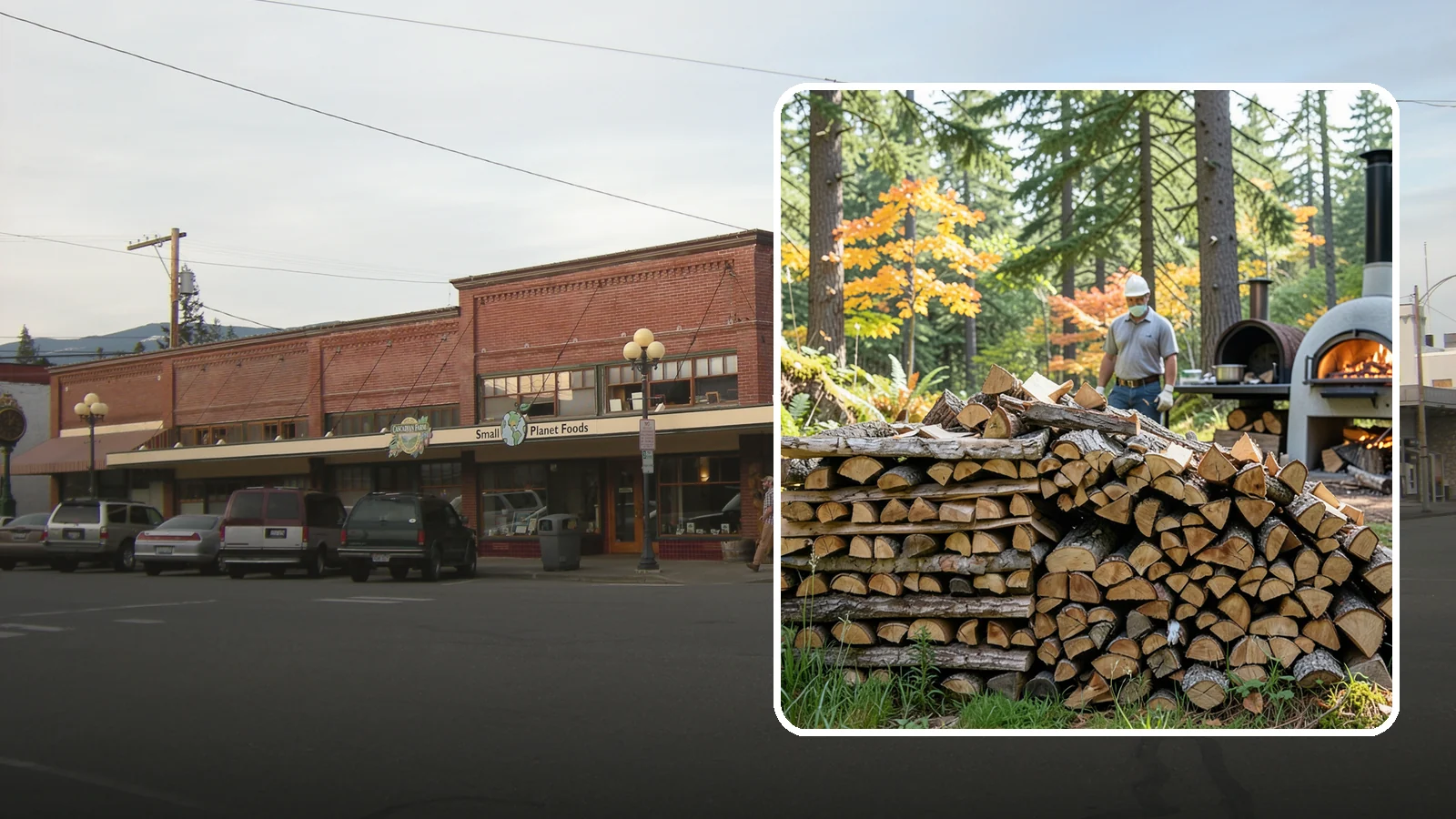 Pizza Oven Wood in Sedro-Woolley, Skagit County, WA - Compact, ultra-dry wood cut to fit wood-fired pizza ovens and reach high baking temperatures fast.