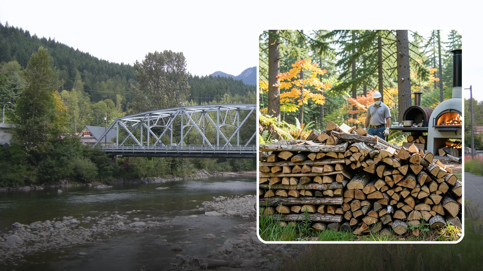 Pizza Oven Wood in Skykomish, King County, WA - Compact, ultra-dry wood cut to fit wood-fired pizza ovens and reach high baking temperatures fast.