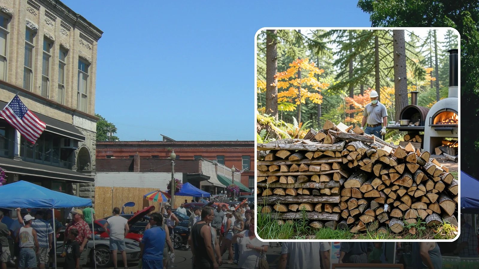 Pizza Oven Wood in Snohomish, Snohomish County, WA - Compact, ultra-dry wood cut to fit wood-fired pizza ovens and reach high baking temperatures fast.
