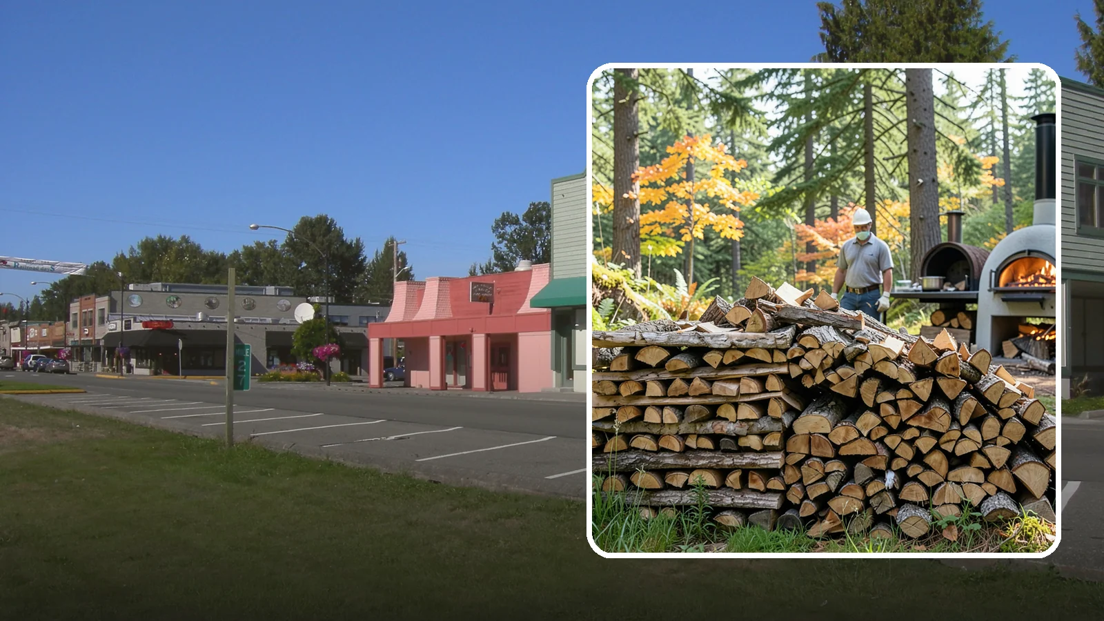 Pizza Oven Wood in Snoqualmie, King County, WA - Compact, ultra-dry wood cut to fit wood-fired pizza ovens and reach high baking temperatures fast.
