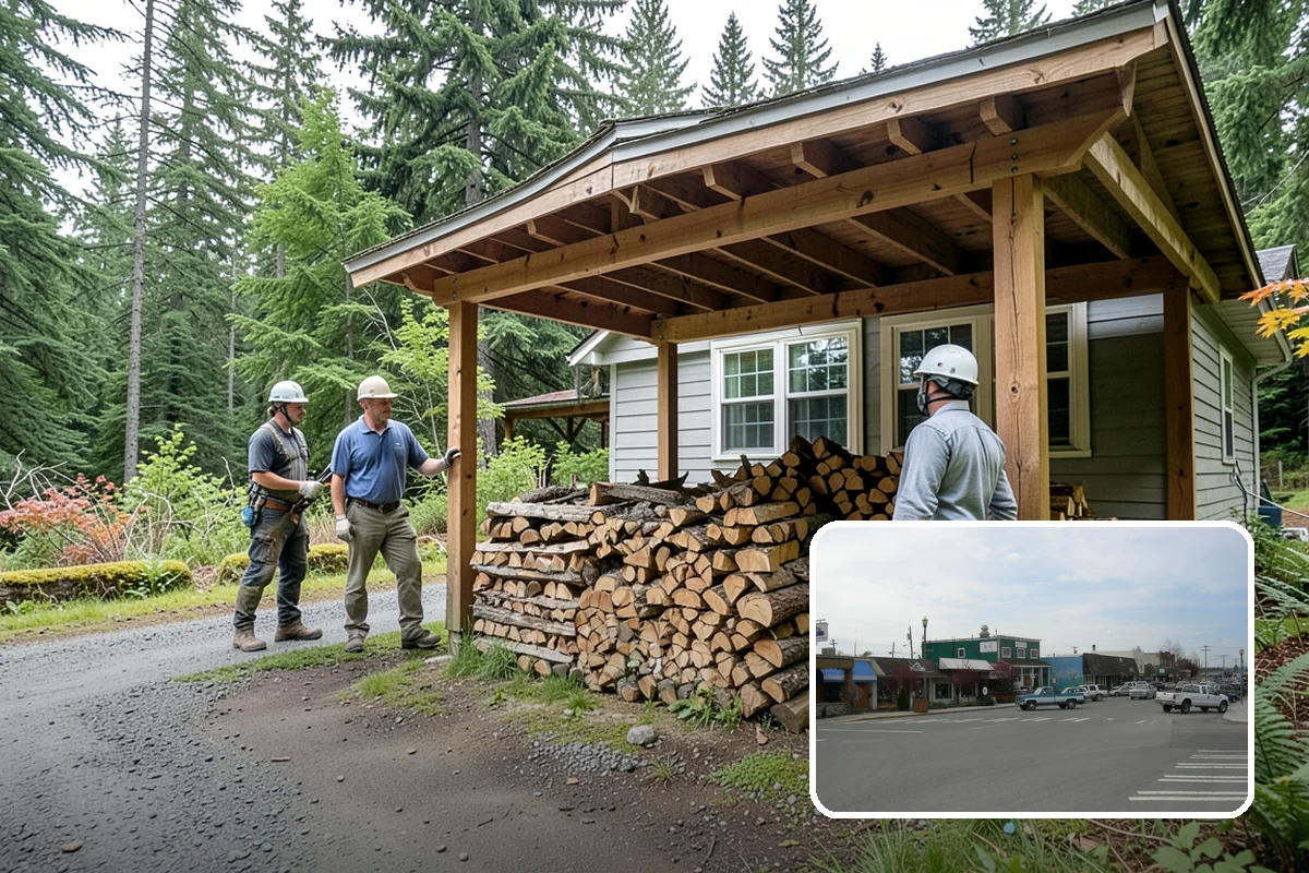 Pizza Oven Wood in Stanwood, Snohomish County, WA - Small splits sized for pizza-oven fireboxes