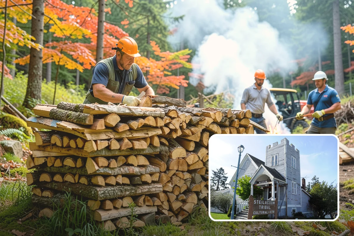 Pizza Oven Wood in Steilacoom, Pierce County, WA - Small splits sized for pizza-oven fireboxes