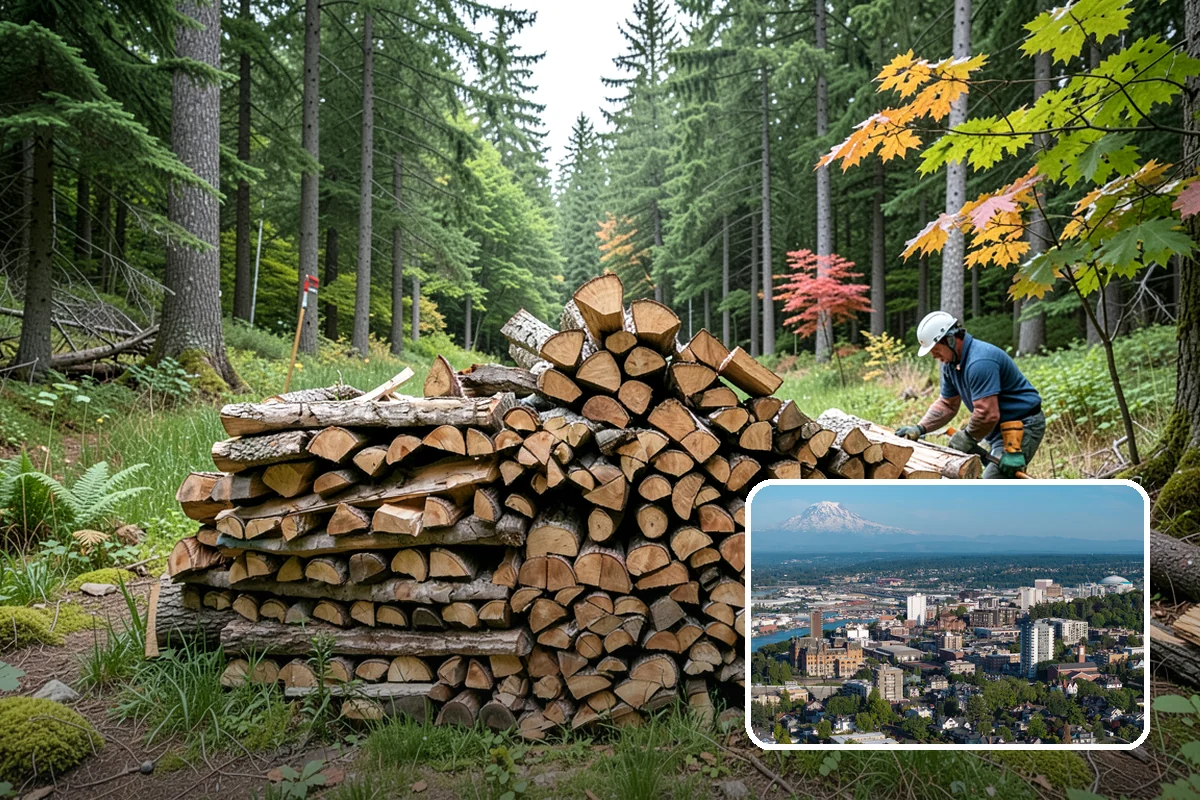 Pizza Oven Wood in Tacoma, Pierce County, WA - Small splits sized for pizza-oven fireboxes