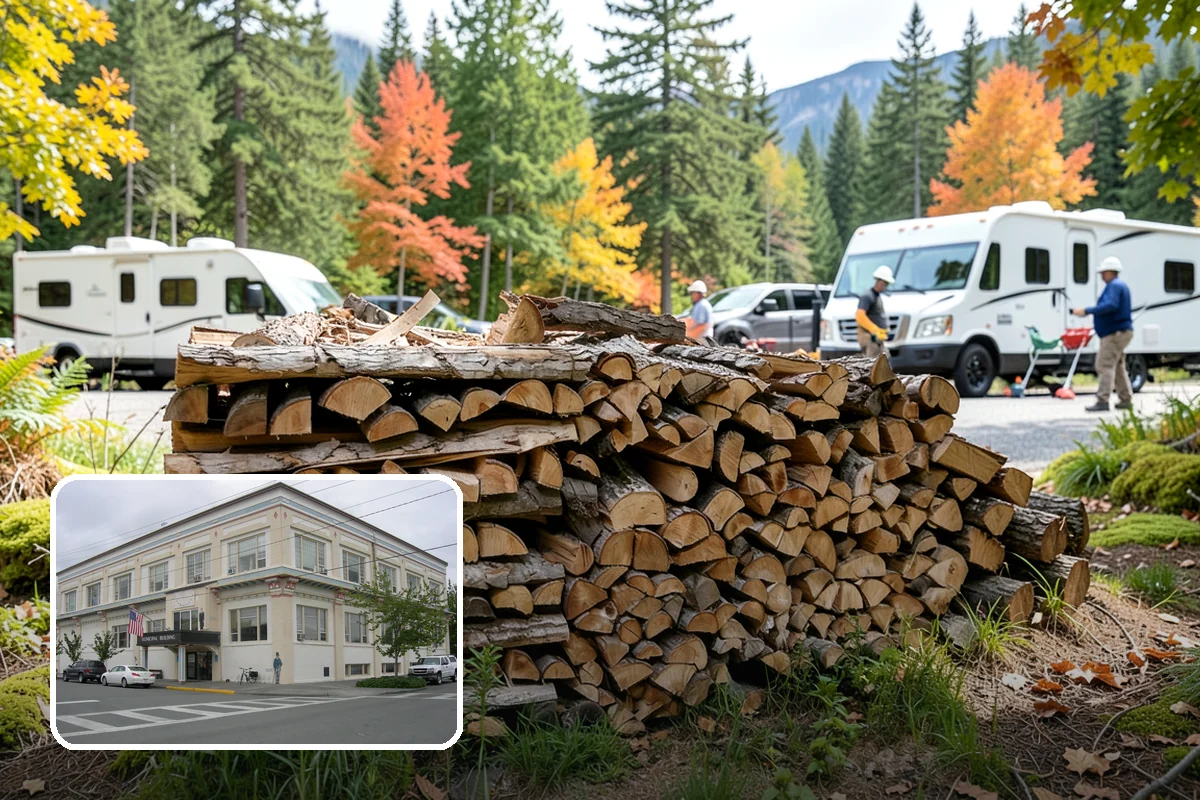Pizza Restaurant Firewood in Anacortes, Skagit County, WA - Wood sized to fit pizza oven fireboxes