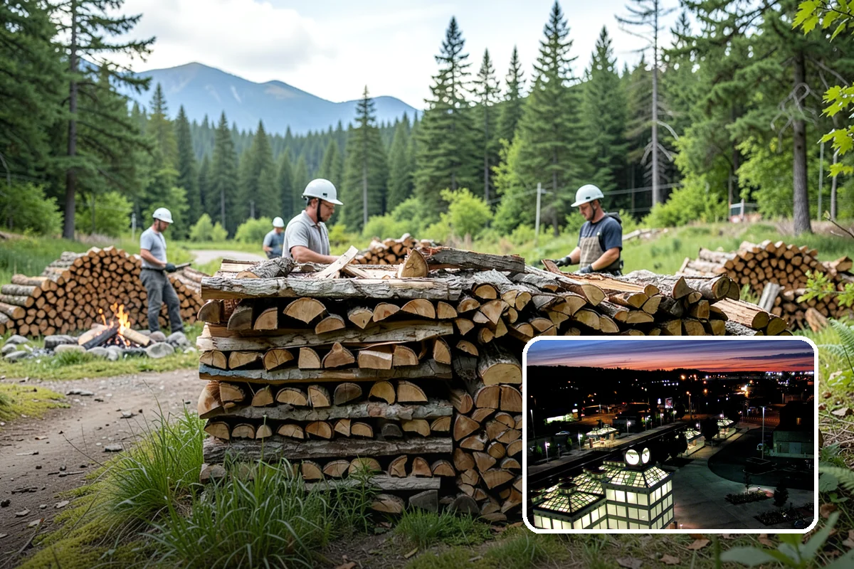 Pizza Restaurant Firewood in Auburn, King County, WA - Wood sized to fit pizza oven fireboxes
