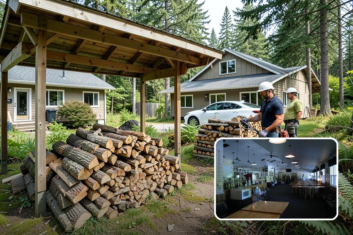 Pizza Restaurant Firewood in Black Diamond, King County, WA - Wood sized to fit pizza oven fireboxes