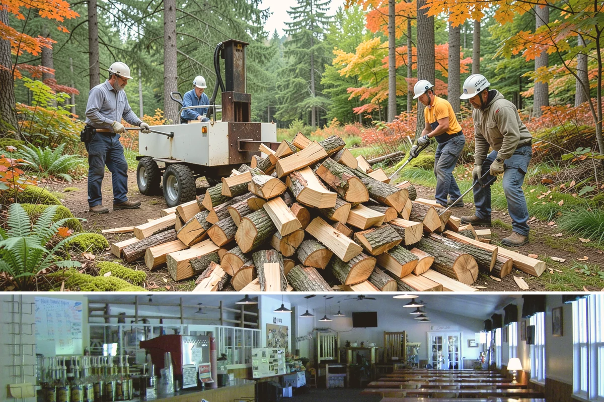 Pizza Restaurant Firewood in Black Diamond, King County, WA - Secure a steady supply ahead of the busy fall and holiday pizza season.