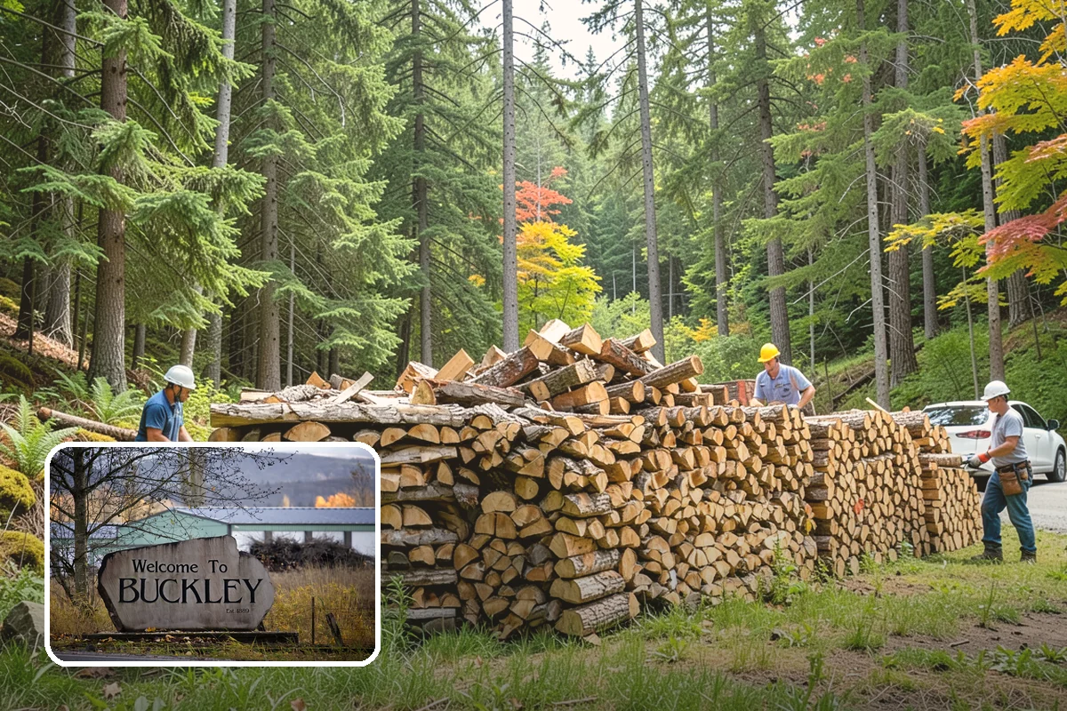 Pizza Restaurant Firewood in Buckley, Pierce County, WA - Wood sized to fit pizza oven fireboxes