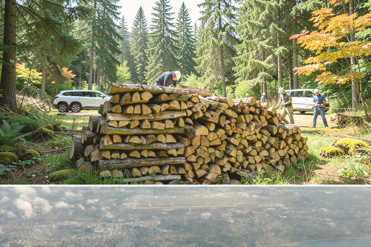 Pizza Restaurant Firewood in Burien, King County, WA - Secure a steady supply ahead of the busy fall and holiday pizza season.