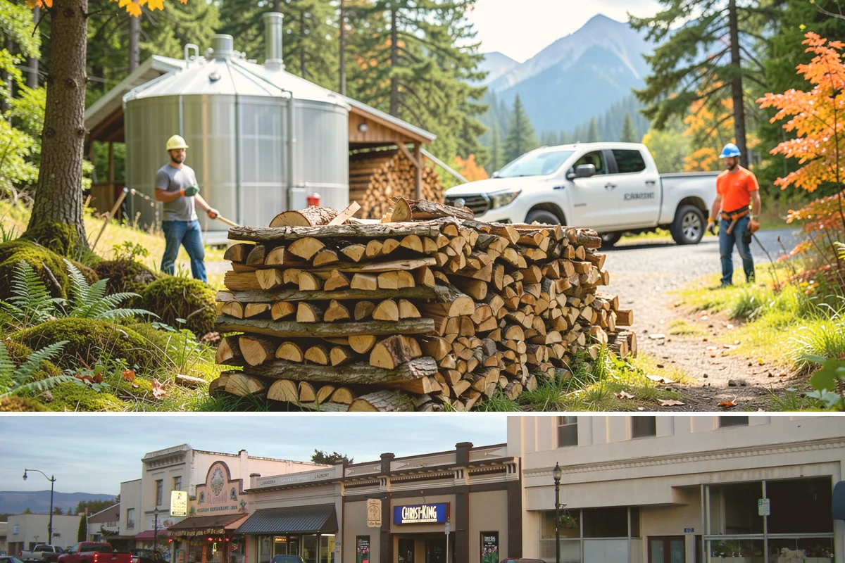 Pizza Restaurant Firewood in Burlington, Skagit County, WA - Secure a steady supply ahead of the busy fall and holiday pizza season.