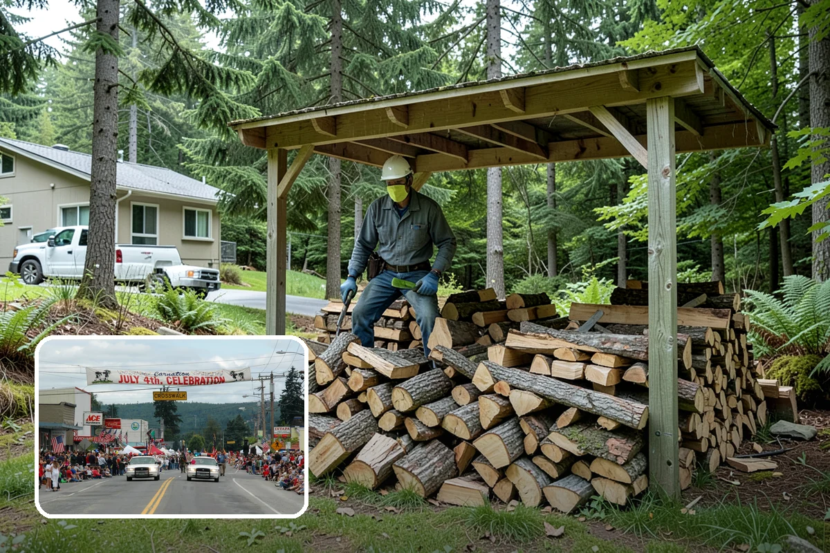 Pizza Restaurant Firewood in Carnation, King County, WA - Wood sized to fit pizza oven fireboxes