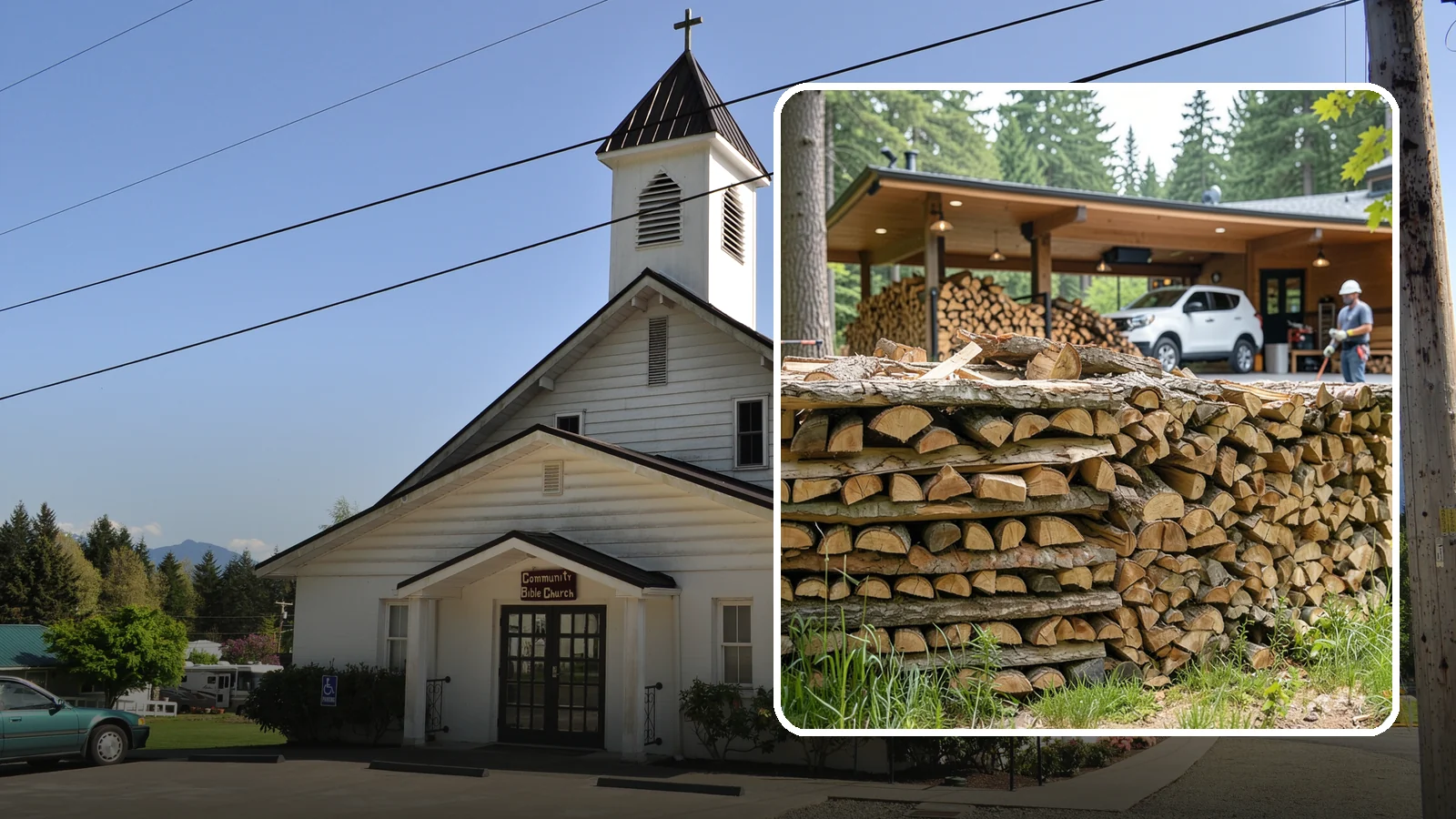Pizza Restaurant Firewood in Concrete, Skagit County, WA - We keep Pacific Northwest pizzerias stocked with dry, clean-burning wood cut to fit wood-fired pizza ovens.