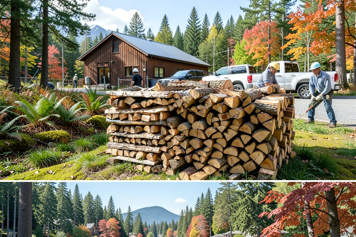 Pizza Restaurant Firewood in Covington, WA - Secure a steady supply ahead of the busy fall and holiday pizza season.