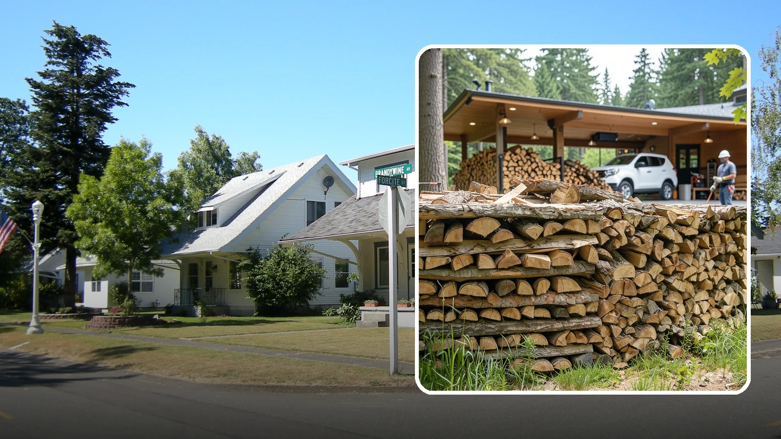 Pizza Restaurant Firewood in DuPont, Pierce County, WA - We keep Pacific Northwest pizzerias stocked with dry, clean-burning wood cut to fit wood-fired pizza ovens.
