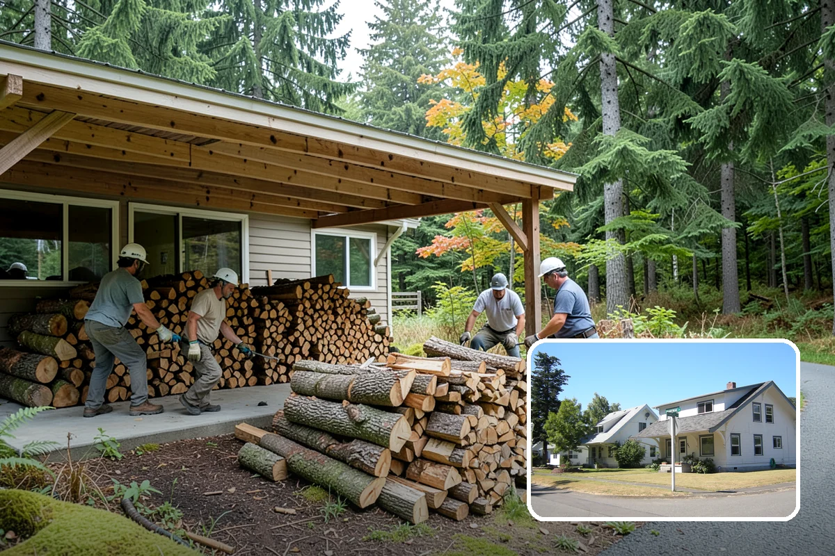 Pizza Restaurant Firewood in DuPont, Pierce County, WA - Wood sized to fit pizza oven fireboxes
