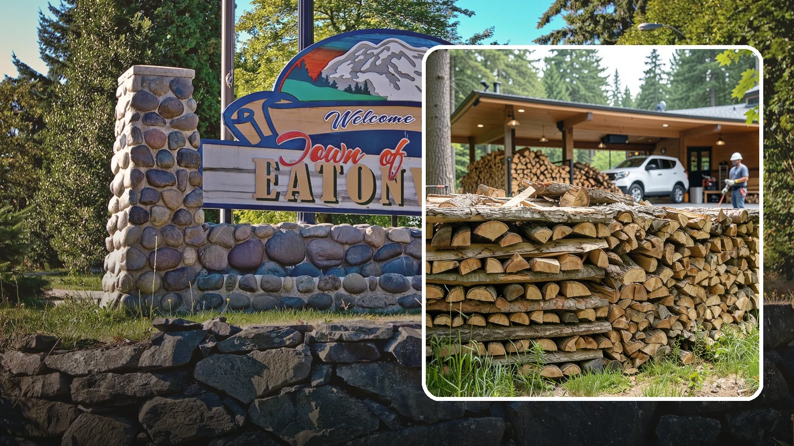 Pizza Restaurant Firewood in Eatonville, Pierce County, WA - We keep Pacific Northwest pizzerias stocked with dry, clean-burning wood cut to fit wood-fired pizza ovens.