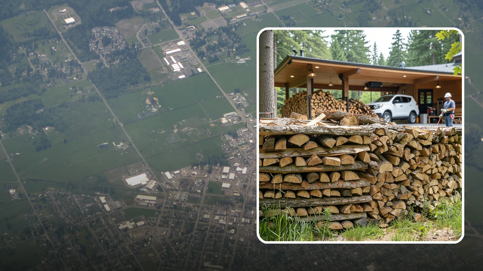 Pizza Restaurant Firewood in Enumclaw, King County, WA - We keep Pacific Northwest pizzerias stocked with dry, clean-burning wood cut to fit wood-fired pizza ovens.