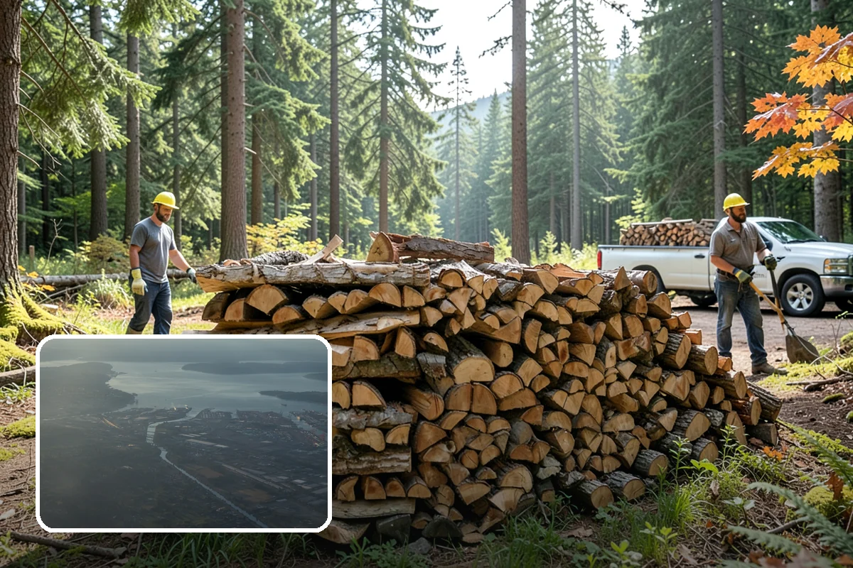 Pizza Restaurant Firewood in Fife, Pierce County, WA - Wood sized to fit pizza oven fireboxes