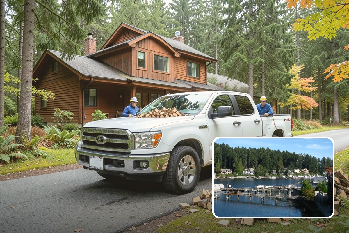 Pizza Restaurant Firewood in Gig Harbor, Pierce County, WA - Wood sized to fit pizza oven fireboxes