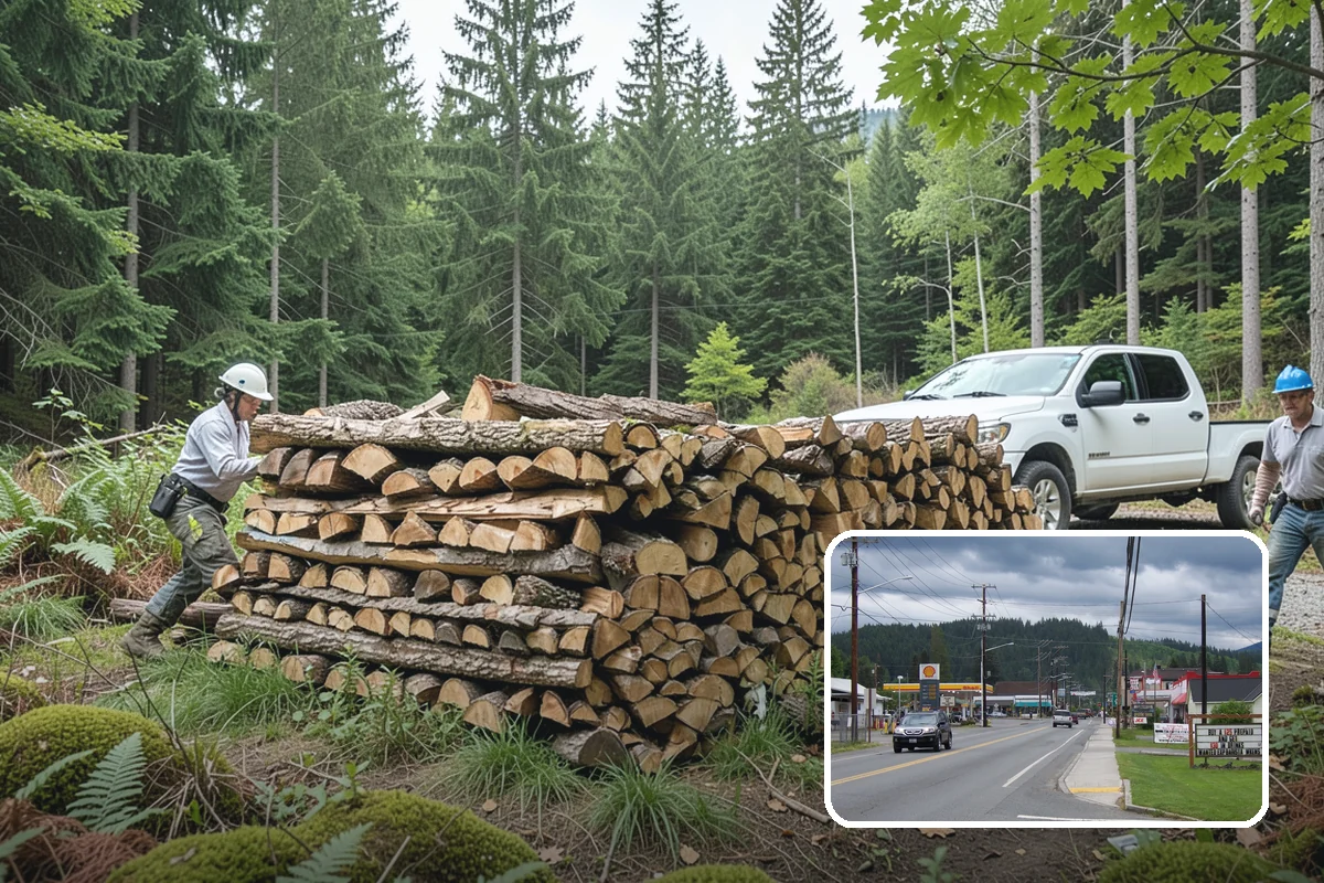 Pizza Restaurant Firewood in Granite Falls, Snohomish County, WA - Wood sized to fit pizza oven fireboxes