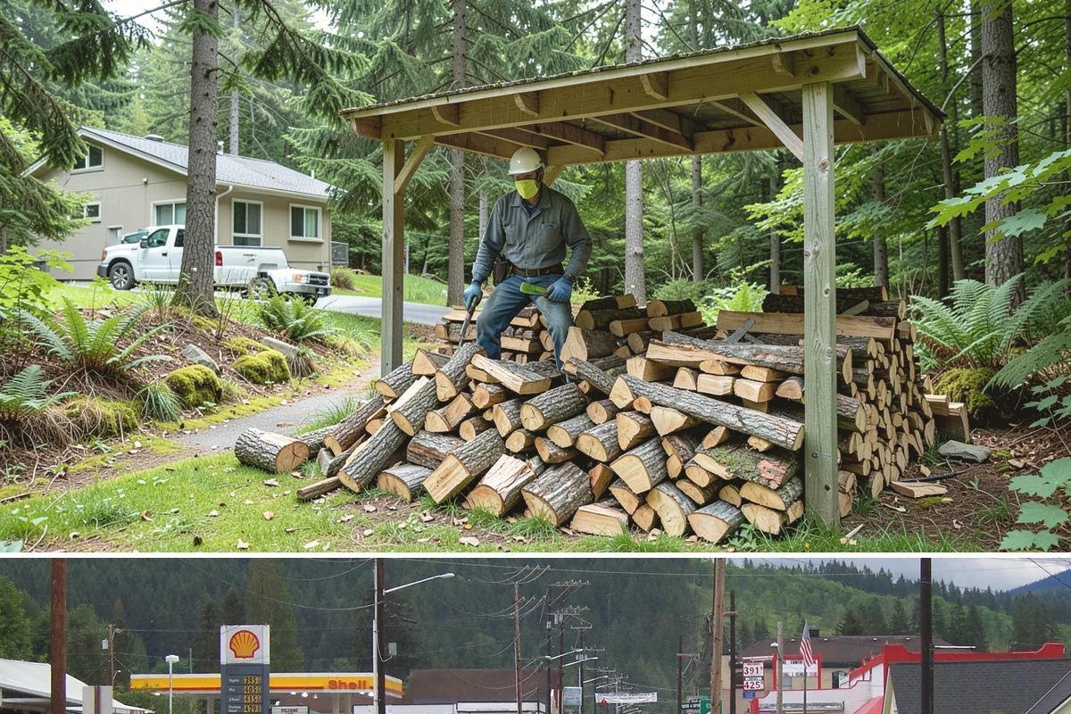 Pizza Restaurant Firewood in Granite Falls, Snohomish County, WA - Secure a steady supply ahead of the busy fall and holiday pizza season.