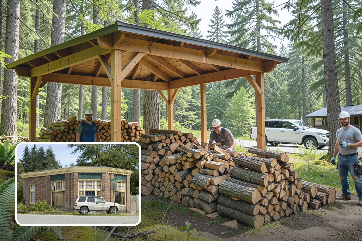 Pizza Restaurant Firewood in Hamilton, Skagit County, WA - Wood sized to fit pizza oven fireboxes