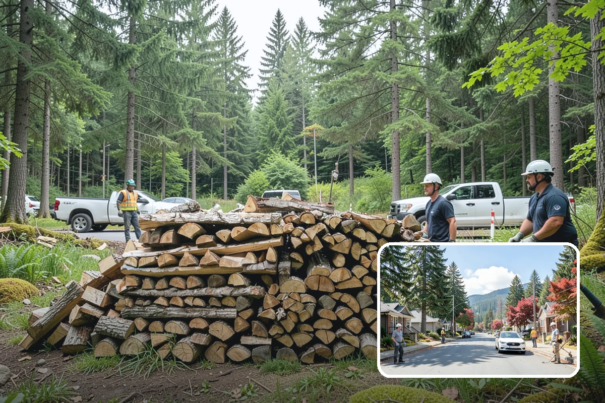 Pizza Restaurant Firewood in Hunts Point, King County, WA - Wood sized to fit pizza oven fireboxes