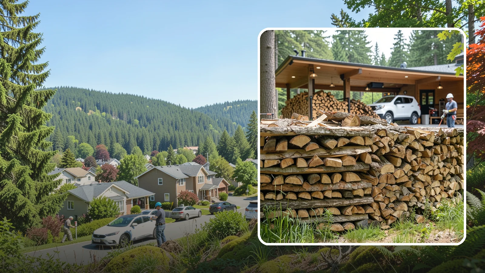 Pizza Restaurant Firewood in Index, Snohomish County, WA - We keep Pacific Northwest pizzerias stocked with dry, clean-burning wood cut to fit wood-fired pizza ovens.