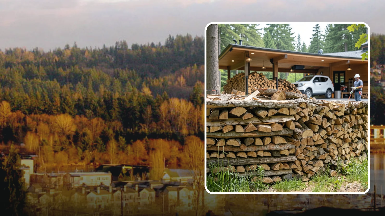 Pizza Restaurant Firewood in Kenmore, King County, WA - We keep Pacific Northwest pizzerias stocked with dry, clean-burning wood cut to fit wood-fired pizza ovens.