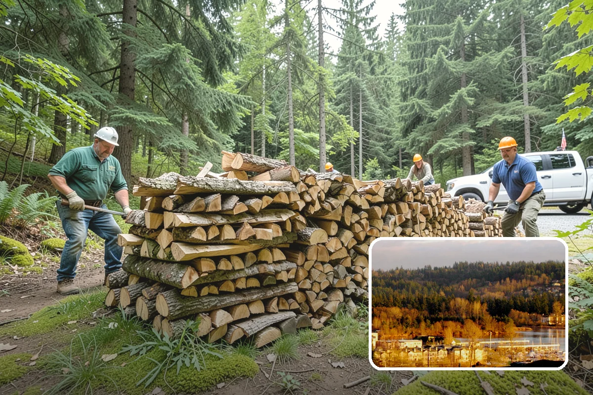 Pizza Restaurant Firewood in Kenmore, King County, WA - Wood sized to fit pizza oven fireboxes