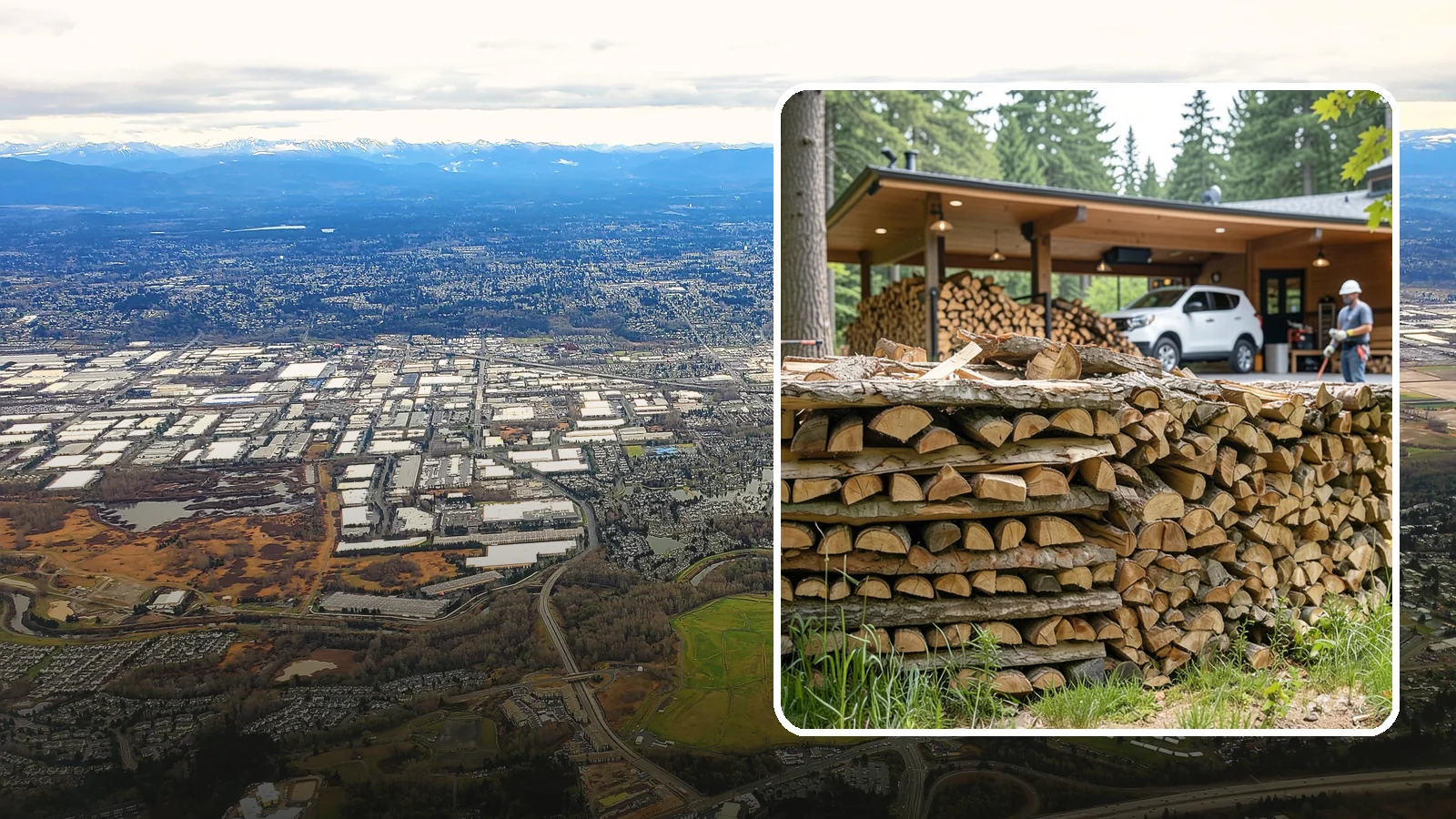 Pizza Restaurant Firewood in Kent, King County, WA - We keep Pacific Northwest pizzerias stocked with dry, clean-burning wood cut to fit wood-fired pizza ovens.