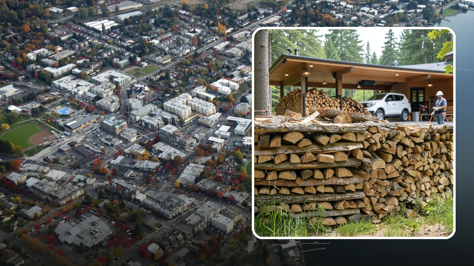 Pizza Restaurant Firewood in Kirkland, King County, WA - We keep Pacific Northwest pizzerias stocked with dry, clean-burning wood cut to fit wood-fired pizza ovens.