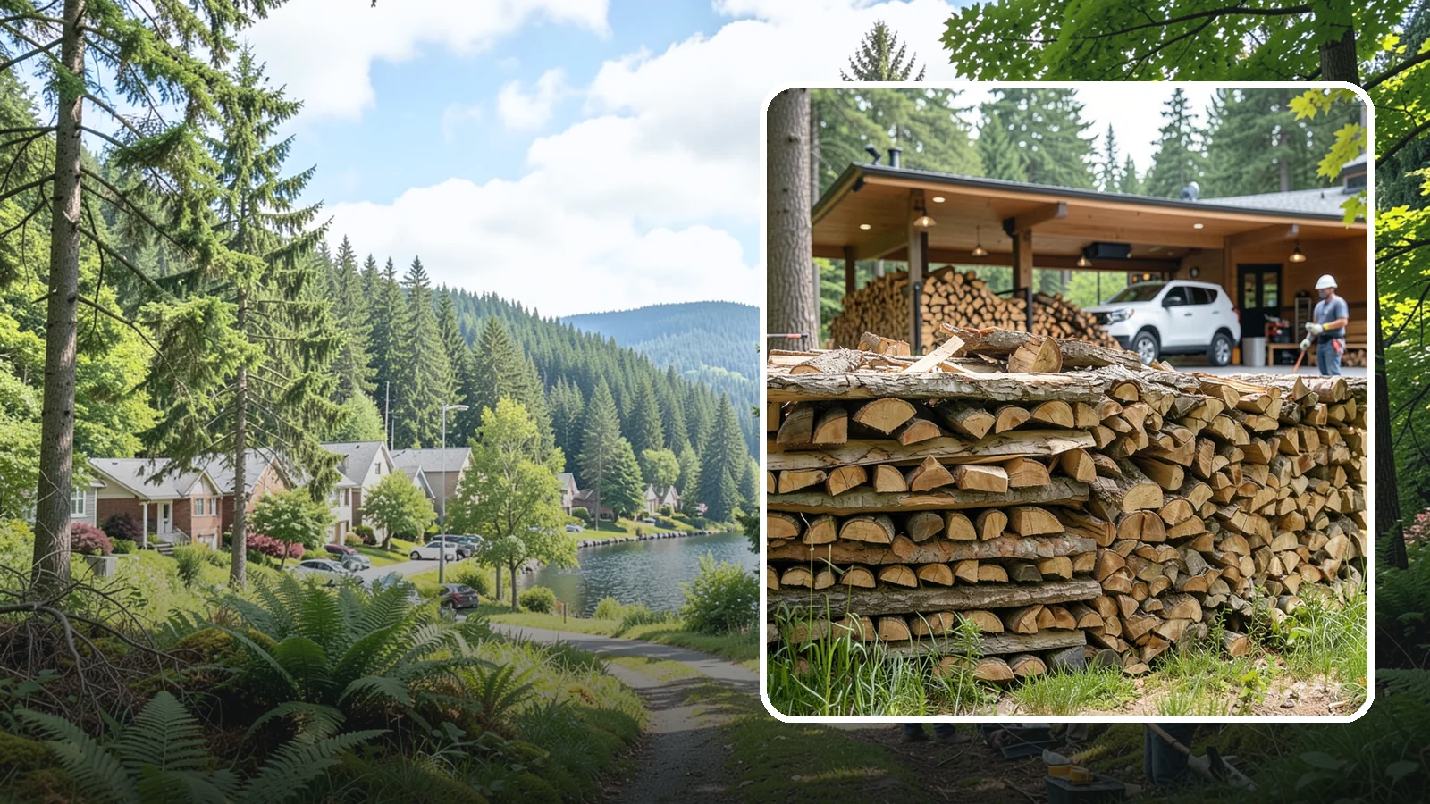 Pizza Restaurant Firewood in Lake Forest Park, King County, WA - We keep Pacific Northwest pizzerias stocked with dry, clean-burning wood cut to fit wood-fired pizza ovens.