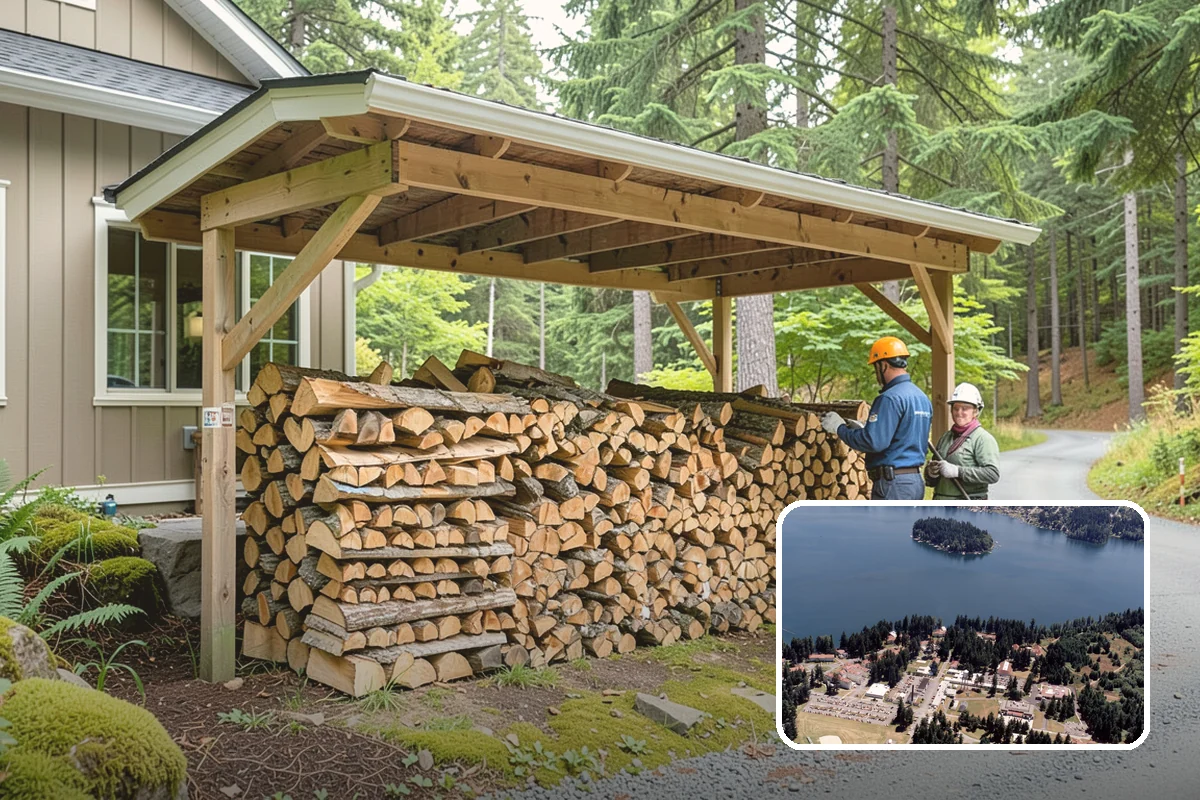 Pizza Restaurant Firewood in Lakewood, Pierce County, WA - Wood sized to fit pizza oven fireboxes