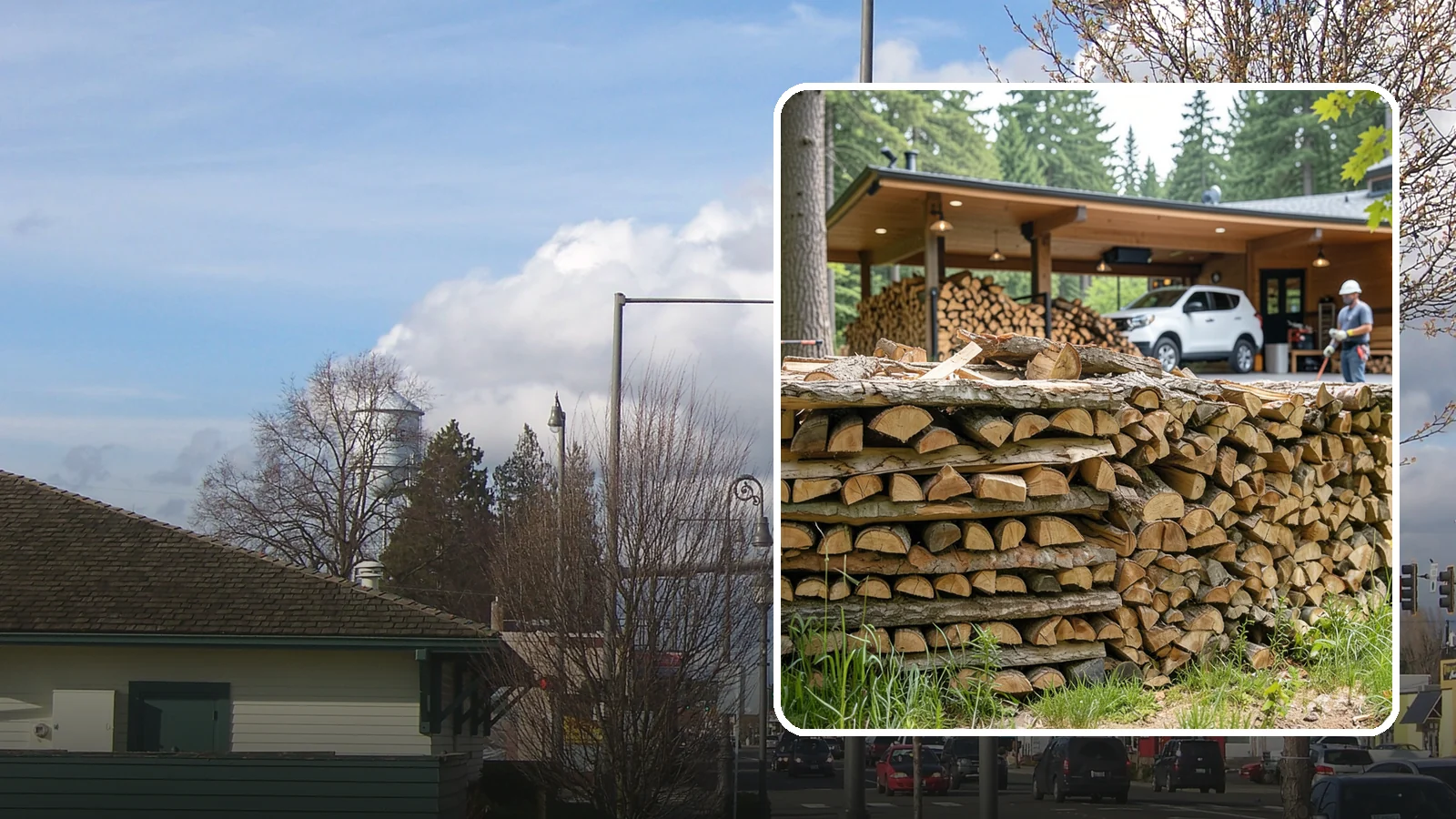 Pizza Restaurant Firewood in Marysville, Snohomish County, WA - We keep Pacific Northwest pizzerias stocked with dry, clean-burning wood cut to fit wood-fired pizza ovens.