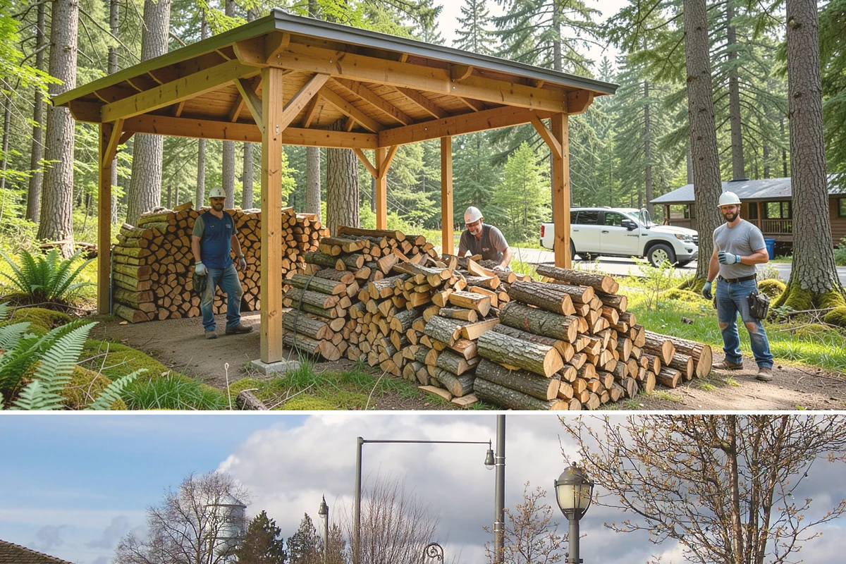 Pizza Restaurant Firewood in Marysville, Snohomish County, WA - Secure a steady supply ahead of the busy fall and holiday pizza season.