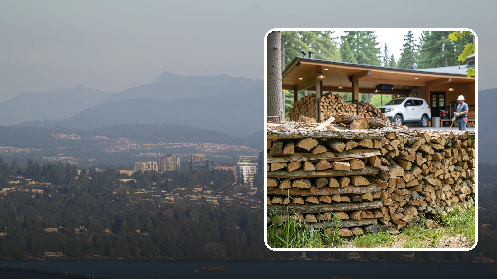 Pizza Restaurant Firewood in Medina, King County, WA - We keep Pacific Northwest pizzerias stocked with dry, clean-burning wood cut to fit wood-fired pizza ovens.