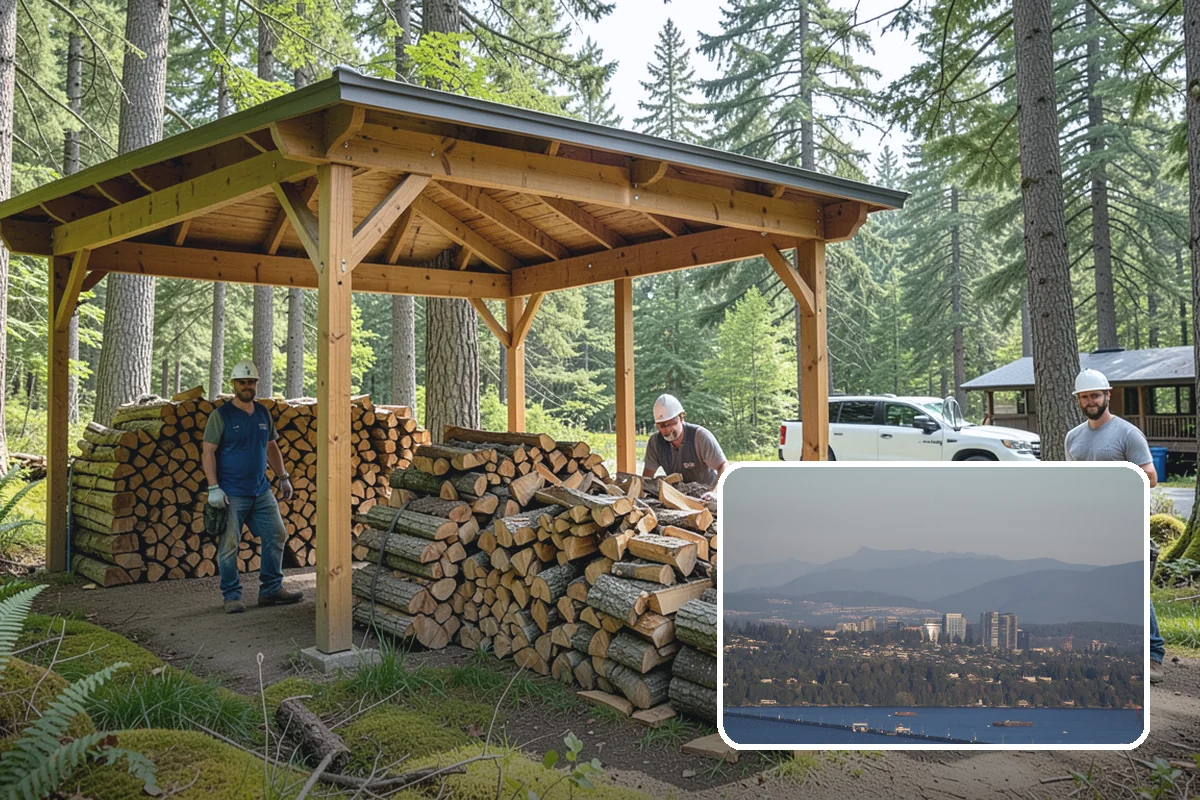 Pizza Restaurant Firewood in Medina, King County, WA - Wood sized to fit pizza oven fireboxes