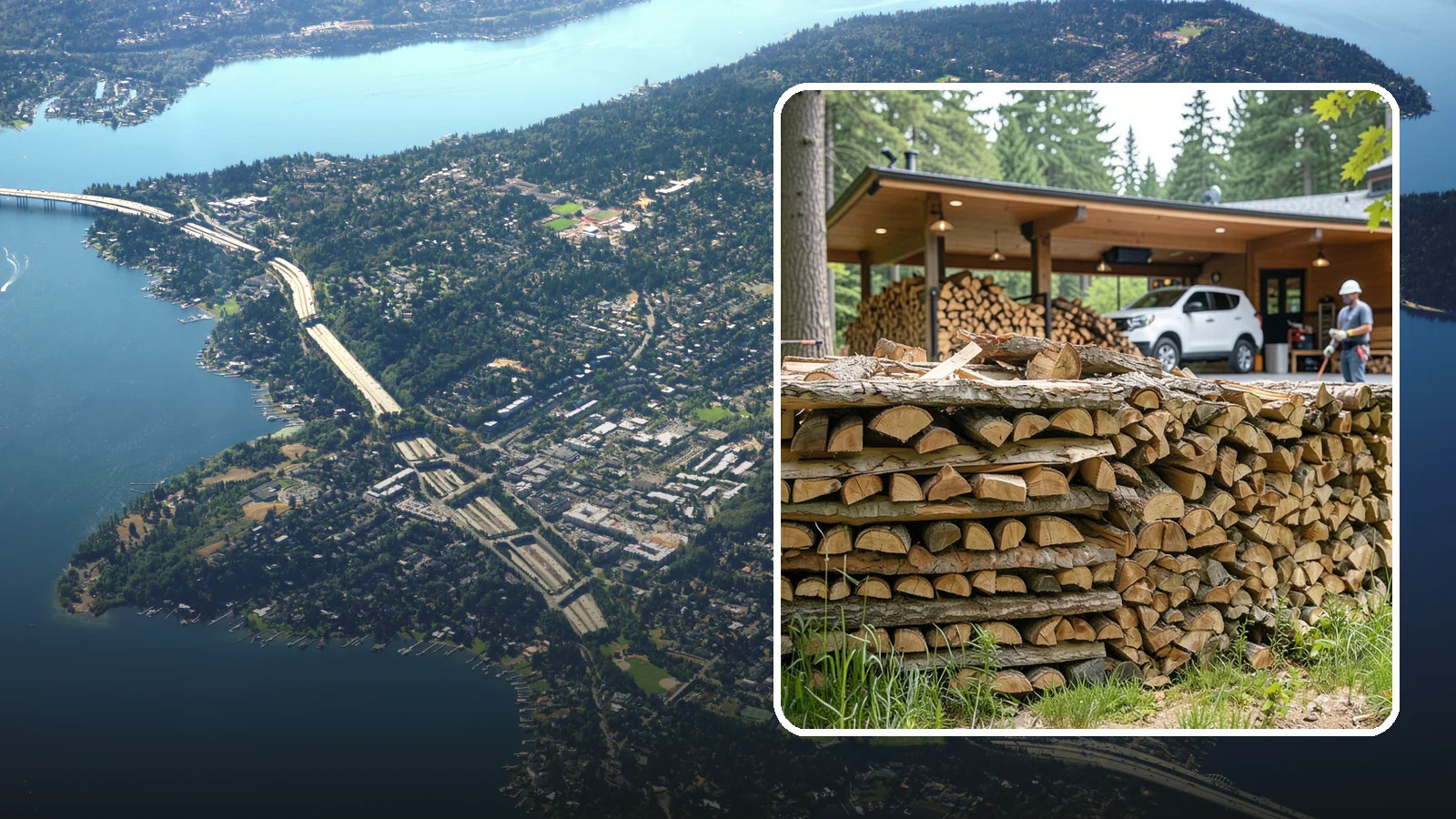 Pizza Restaurant Firewood in Mercer Island, King County, WA - We keep Pacific Northwest pizzerias stocked with dry, clean-burning wood cut to fit wood-fired pizza ovens.