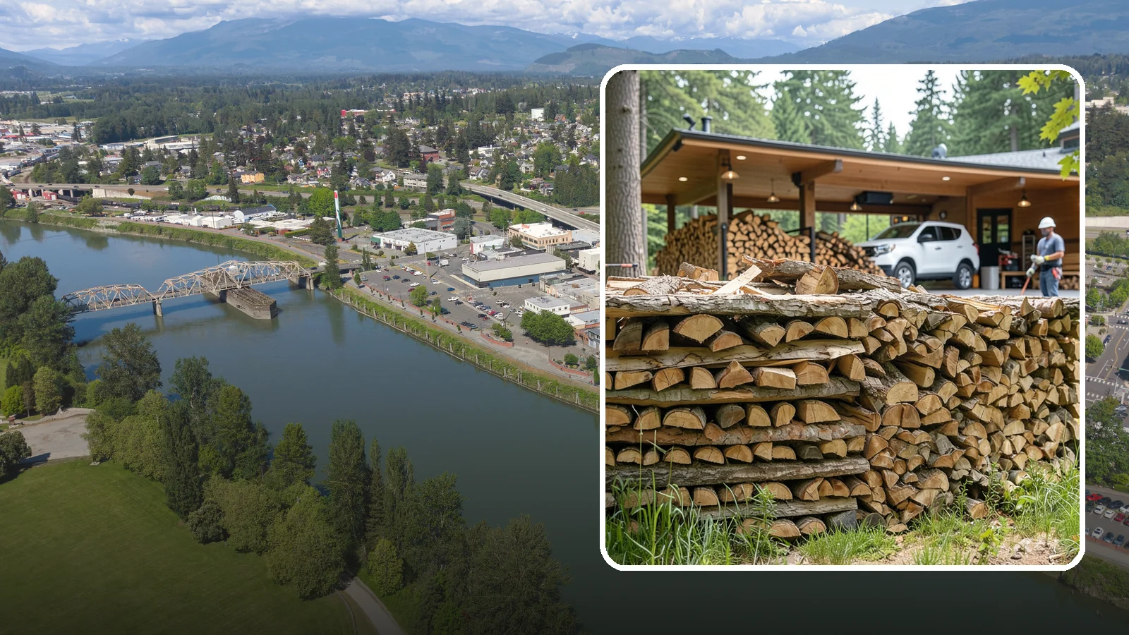 Pizza Restaurant Firewood in Mount Vernon, WA - We keep Pacific Northwest pizzerias stocked with dry, clean-burning wood cut to fit wood-fired pizza ovens.