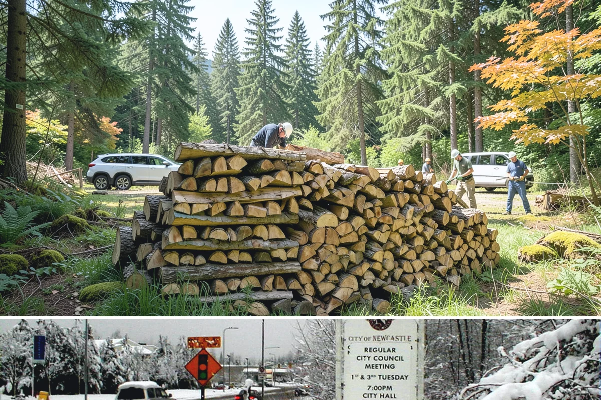 Pizza Restaurant Firewood in Newcastle, King County, WA - Secure a steady supply ahead of the busy fall and holiday pizza season.