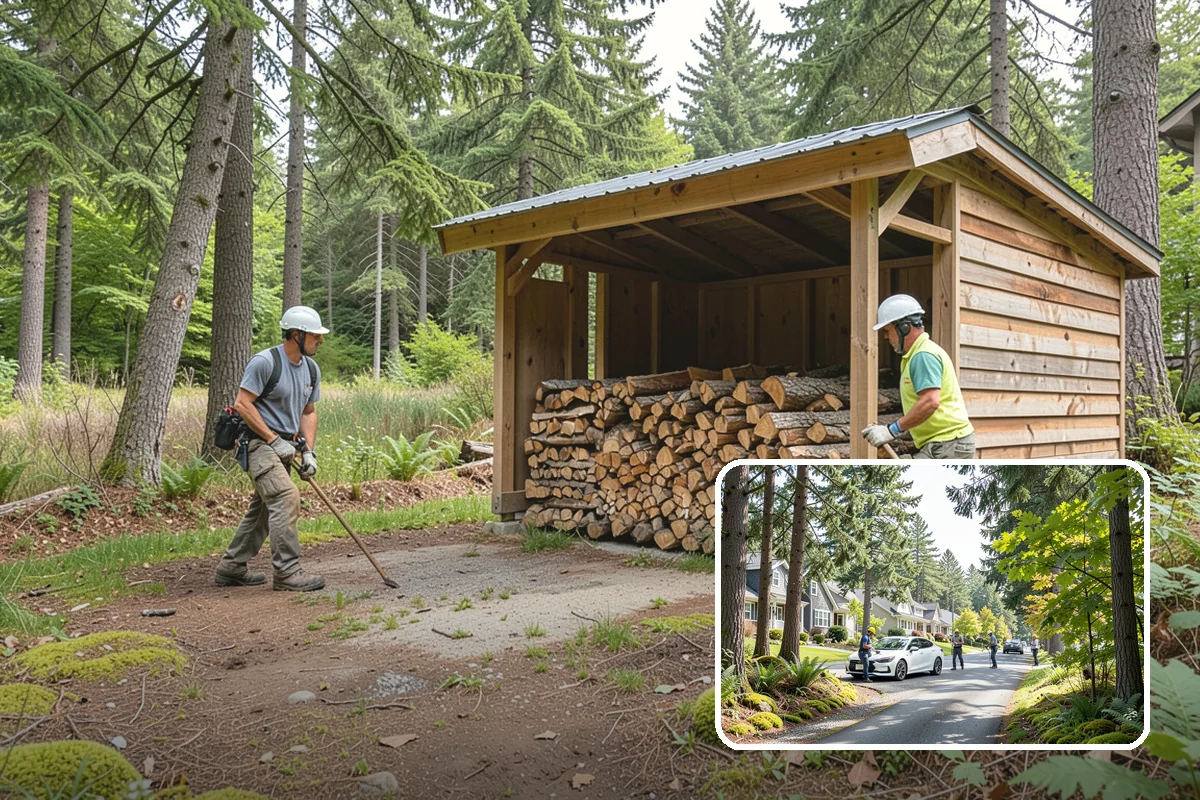 Pizza Restaurant Firewood in Normandy Park, King County, WA - Wood sized to fit pizza oven fireboxes